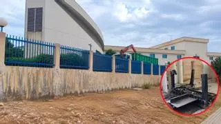 Sant Joan paraliza las obras del crematorio: la empresa no tenía autorización y estaba retirando el horno viejo