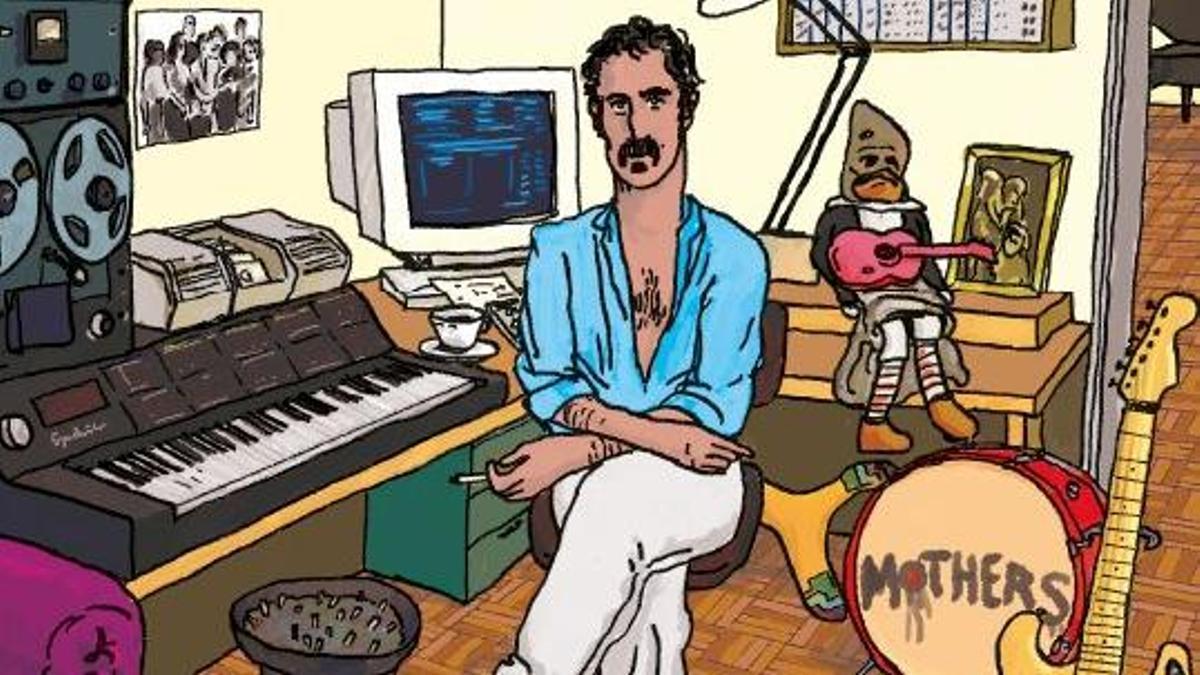 Detalle de la portada del libro 'Frank Zappa (1940-1993)'.