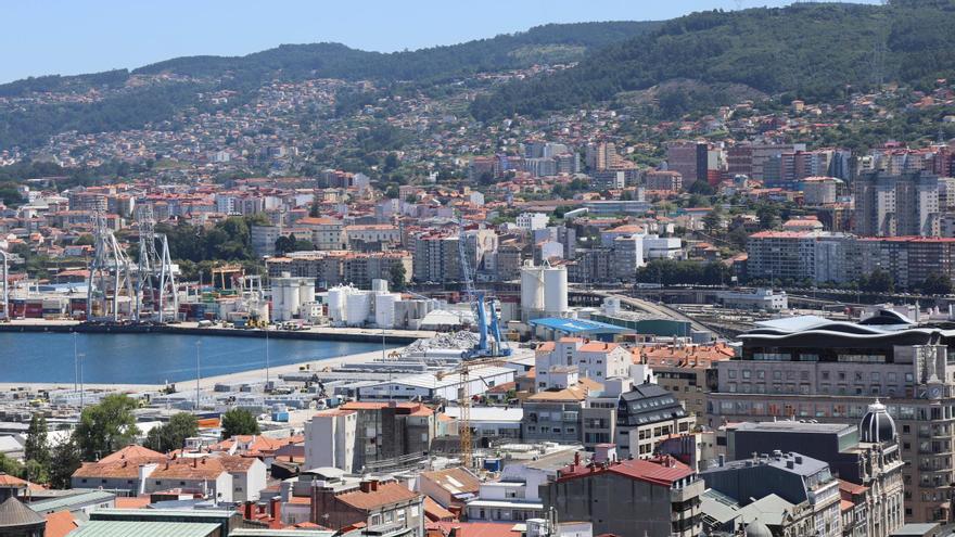 Vista general de Vigo, uno de los concellos con el plan urbanístico anulado.