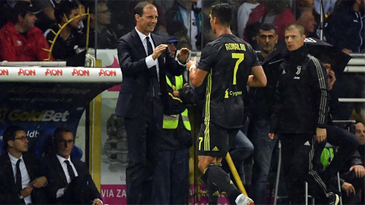 Allegri vuelve a reiterar que Cristiano es el mejor jugador del mundo