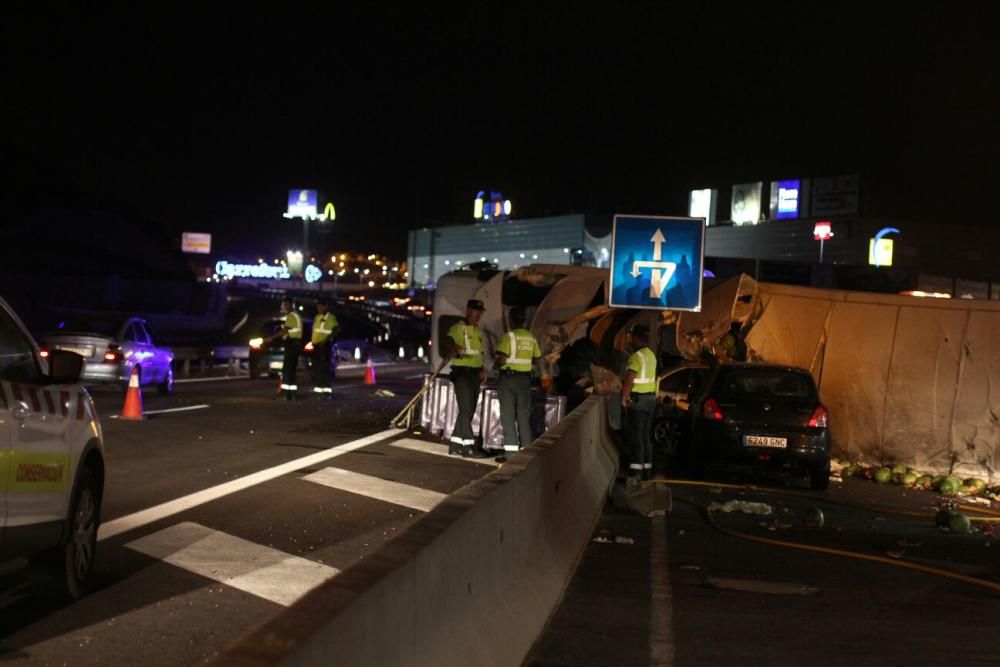 Accidente en la A-31 a la altura de Petrer