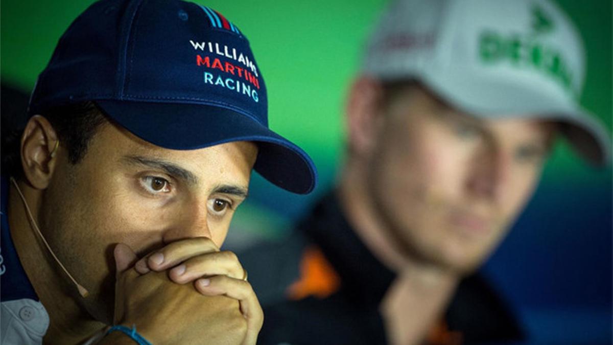 Felipe Massa, en la rueda de prensa del Gran Premio de Hungría