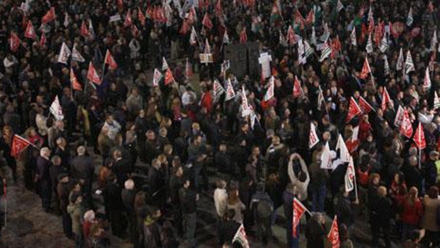 Manifestación del 29 de febrero de 2012 contra la reforma laboral del PP.