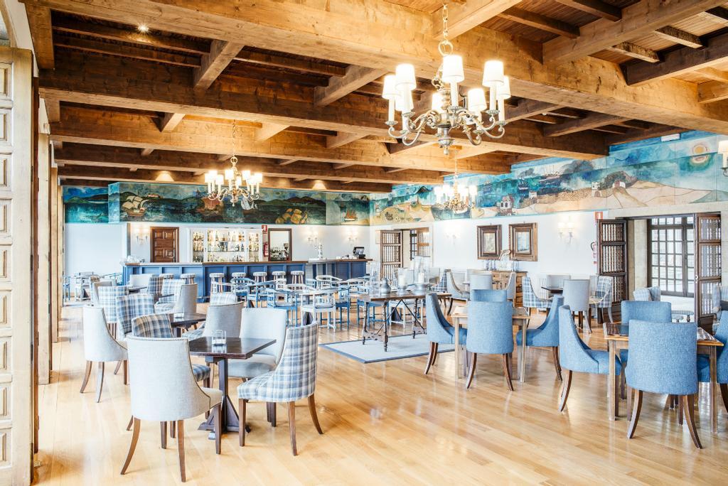 El parador de Baiona cuenta con dos espacios gastronómicos.