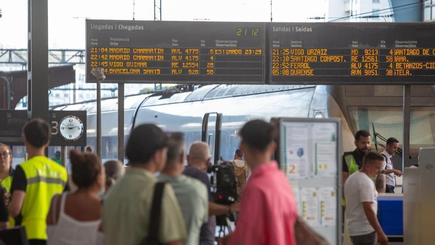 Comienza el cierre total de la estación de tren en A Coruña: estas son las alternativas de Renfe y los viajes cancelados