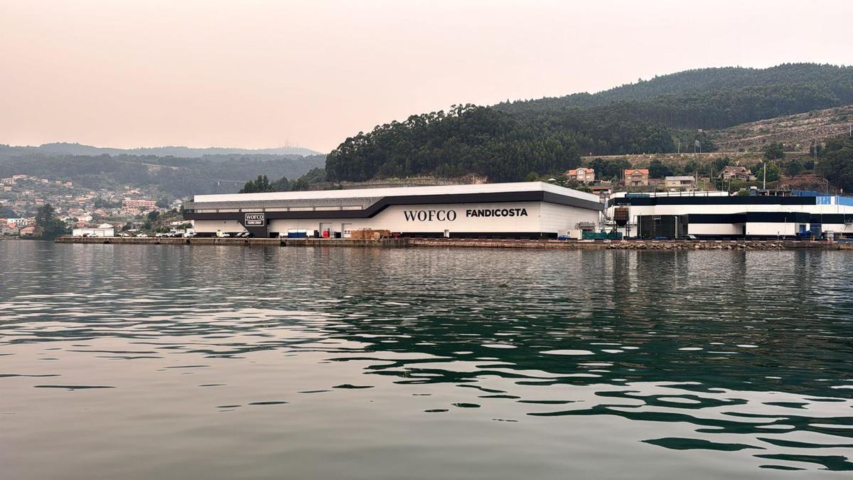 Vista de las instalaciones de Fandicosta, ya rotuladas con la marca Wofco