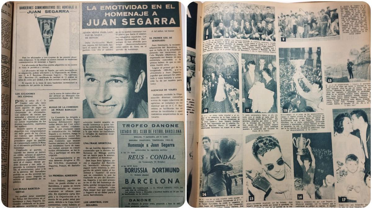 Segarra era muy elogiado en la prensa de su época