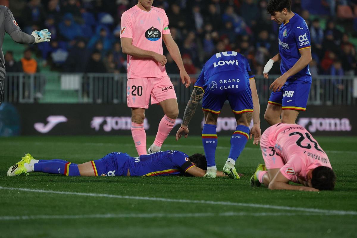 Las imágenes del Getafe - Celta en el Coliseum