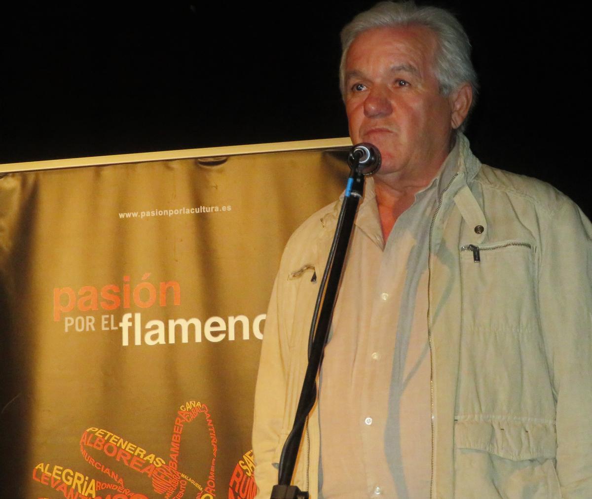 Francisco Pallero en la presentación de la actividad