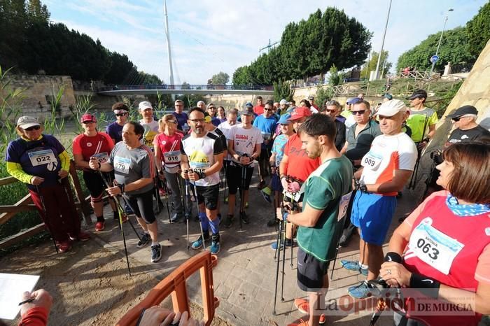 Marcha nórdica junto al Segura