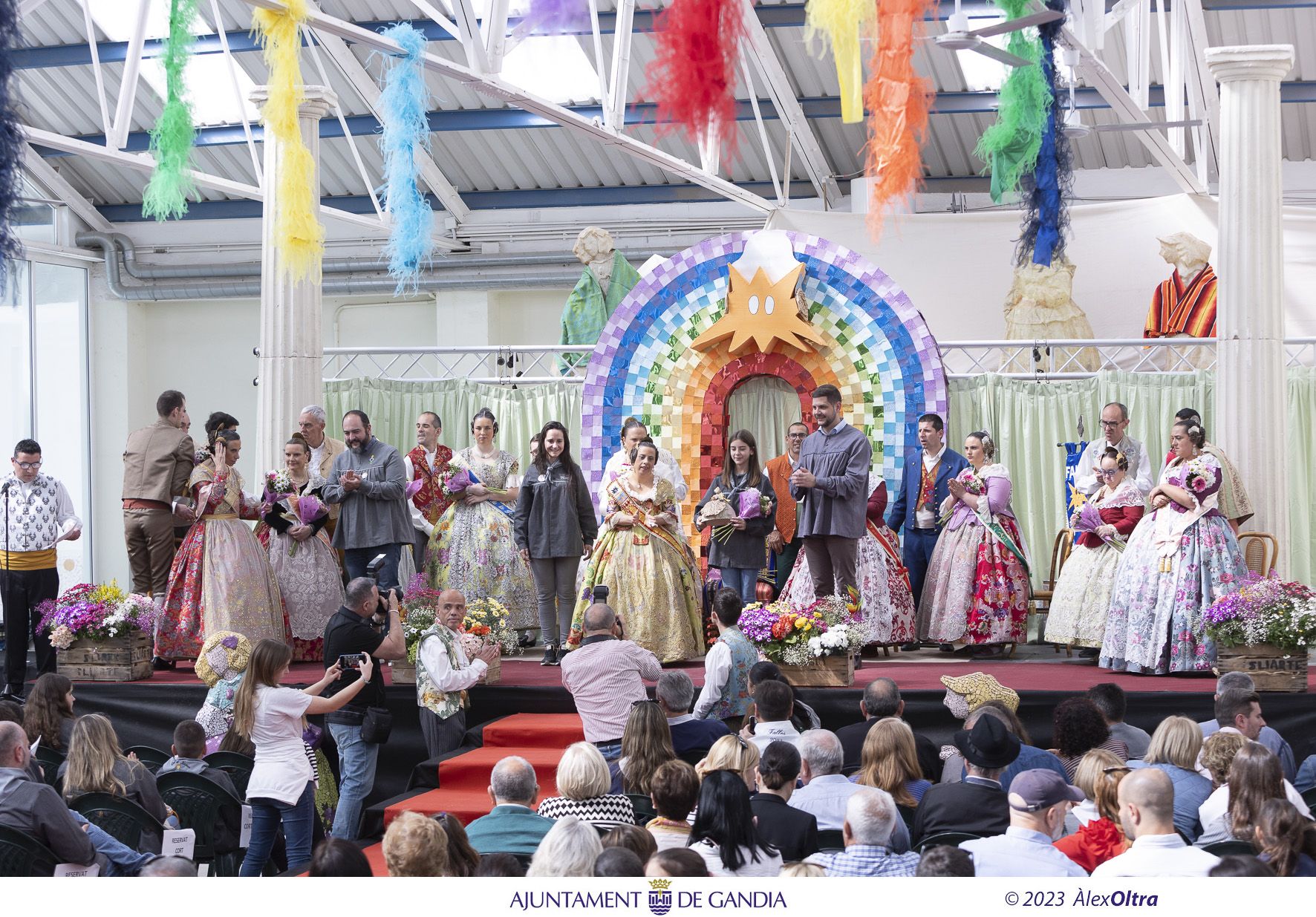 Globotà y cremà de Espurna y premios a las fallas escolares de Gandia