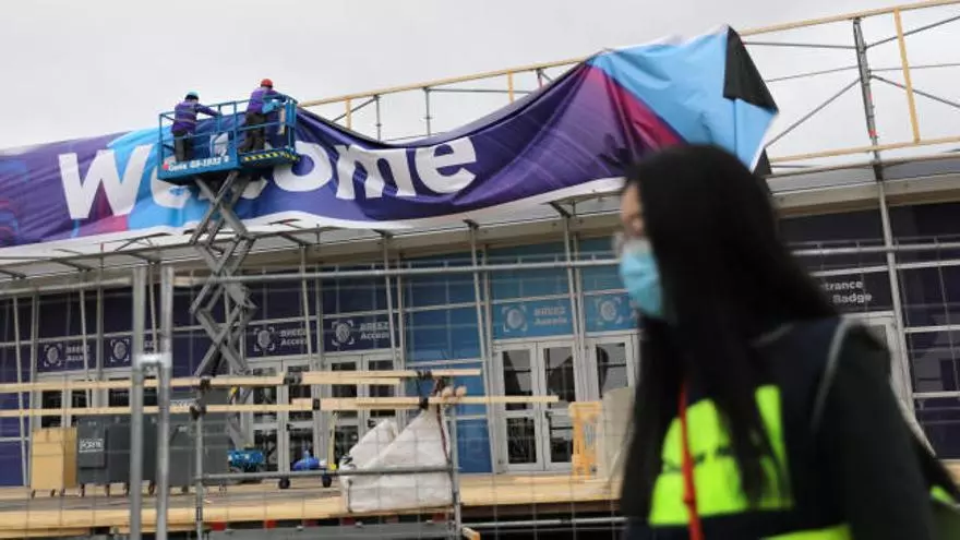 El montaje del Mobile World Congress avanza a un ritmo muy lento