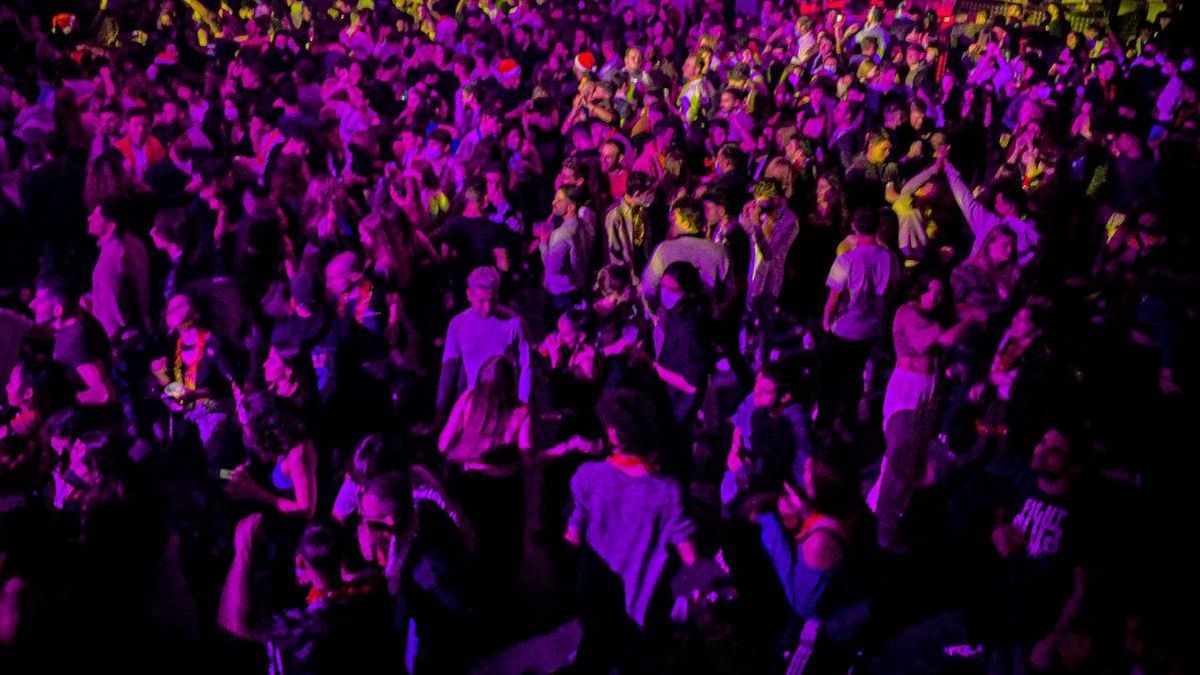 Una discoteca de Barcelona.