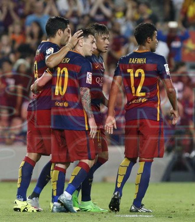 Trofeo Joan Gamper FCBarcelona  3-  AC Roma 0