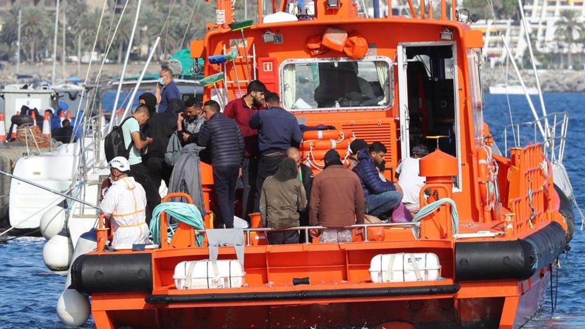 Rescate la noche del martes de inmigrantes al sur de Gran Canaria.