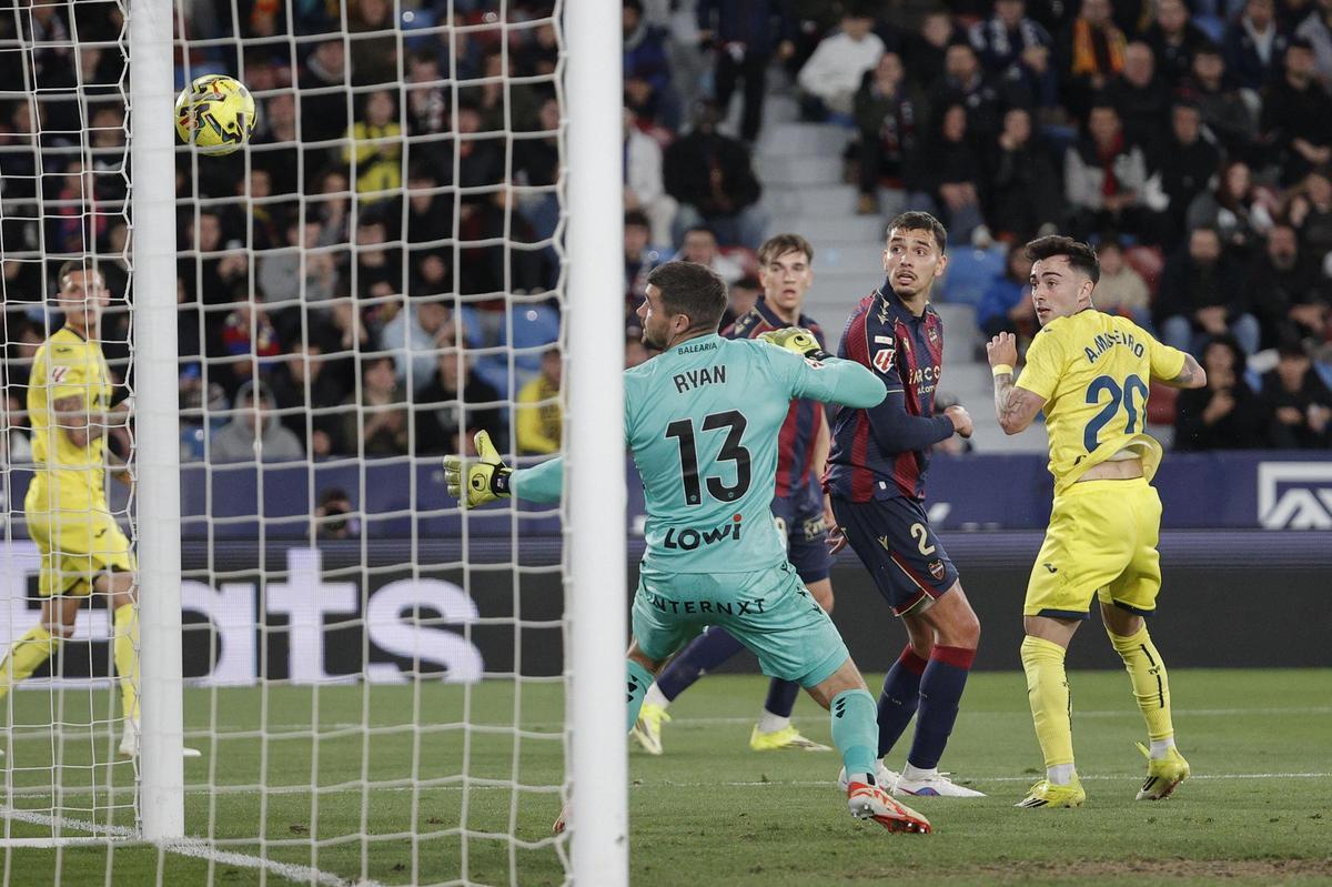 0-1. El Villarreal asalta el Ciutat de València y agrava la situación del Levante