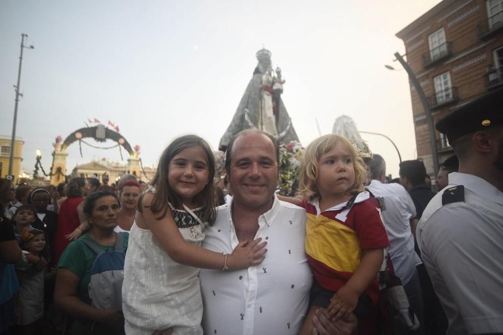 La Fuensanta baja en romería hasta la Catedral