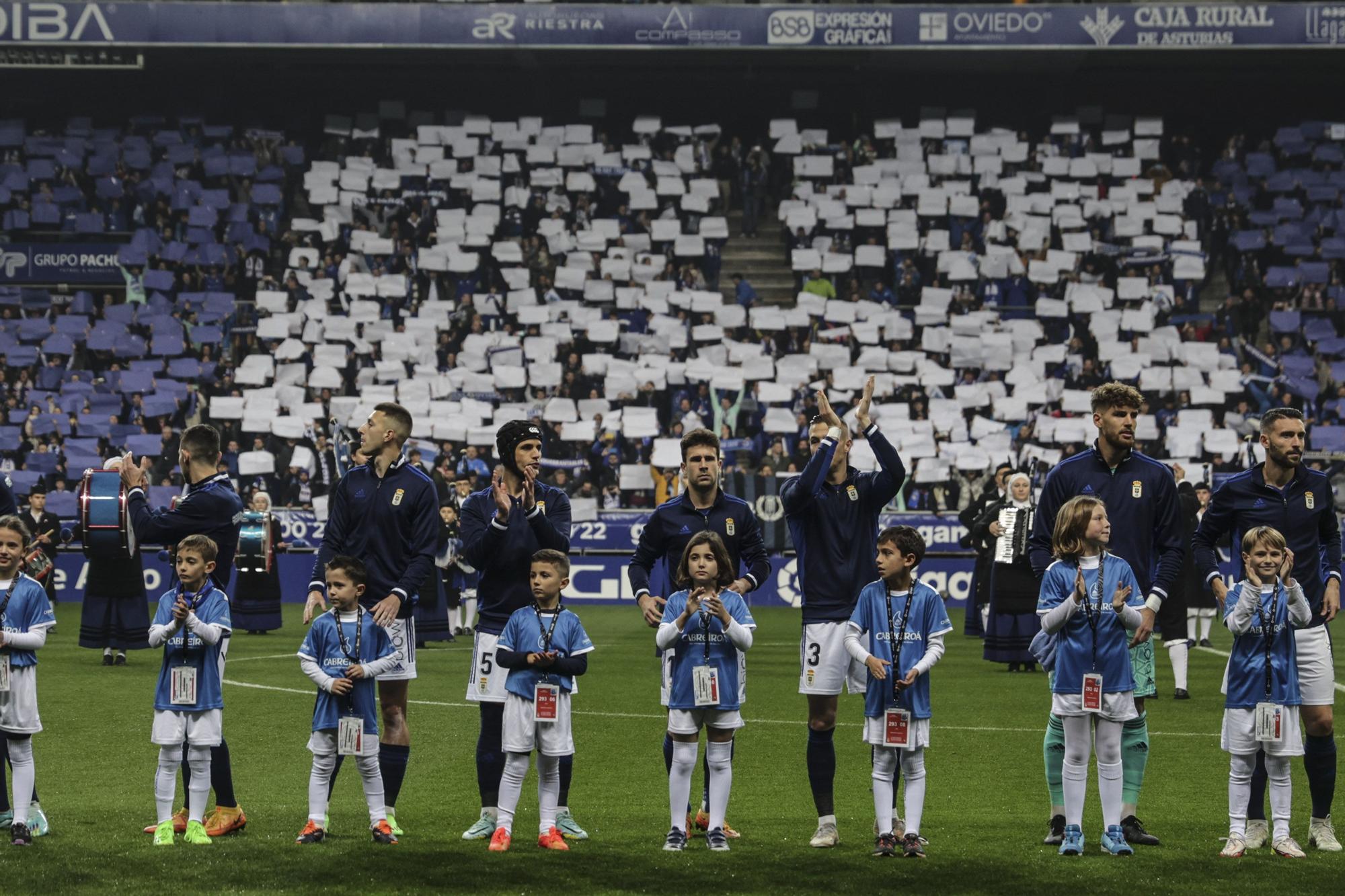 En imágenes: así se vivió el derbi en el Tartiere