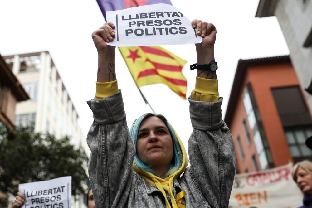 Manifestació a Madrid per la llibertat dels «presos polítics» catalans