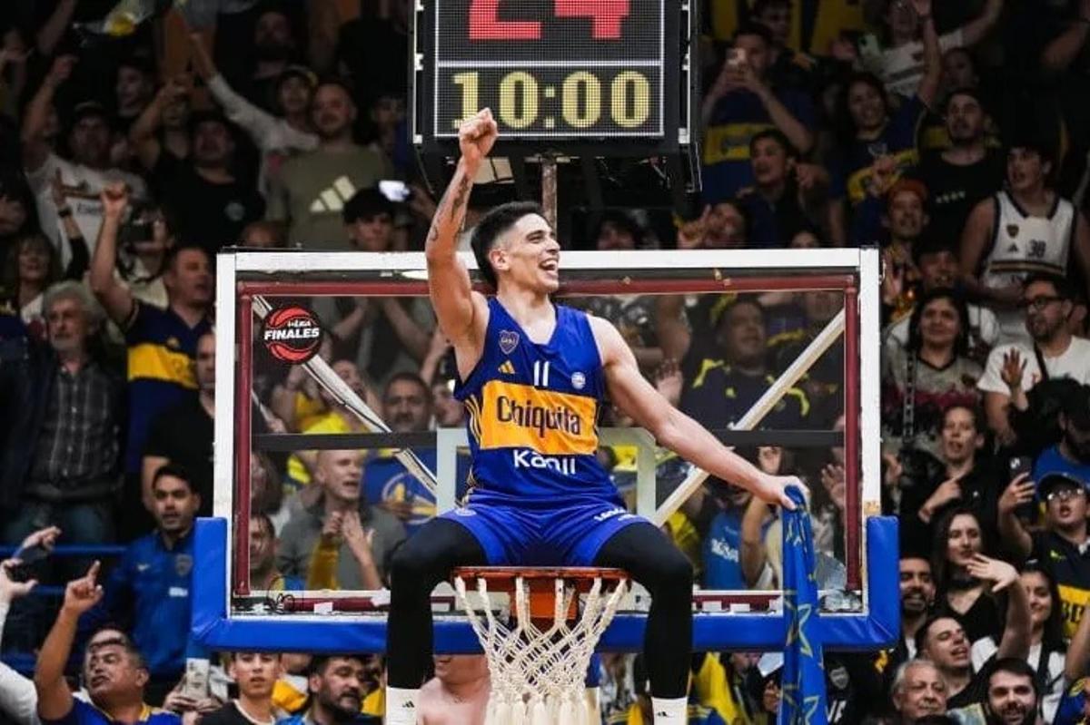 Vildoza celebró a lo grande la consecución del título liguero con el Boca Juniors