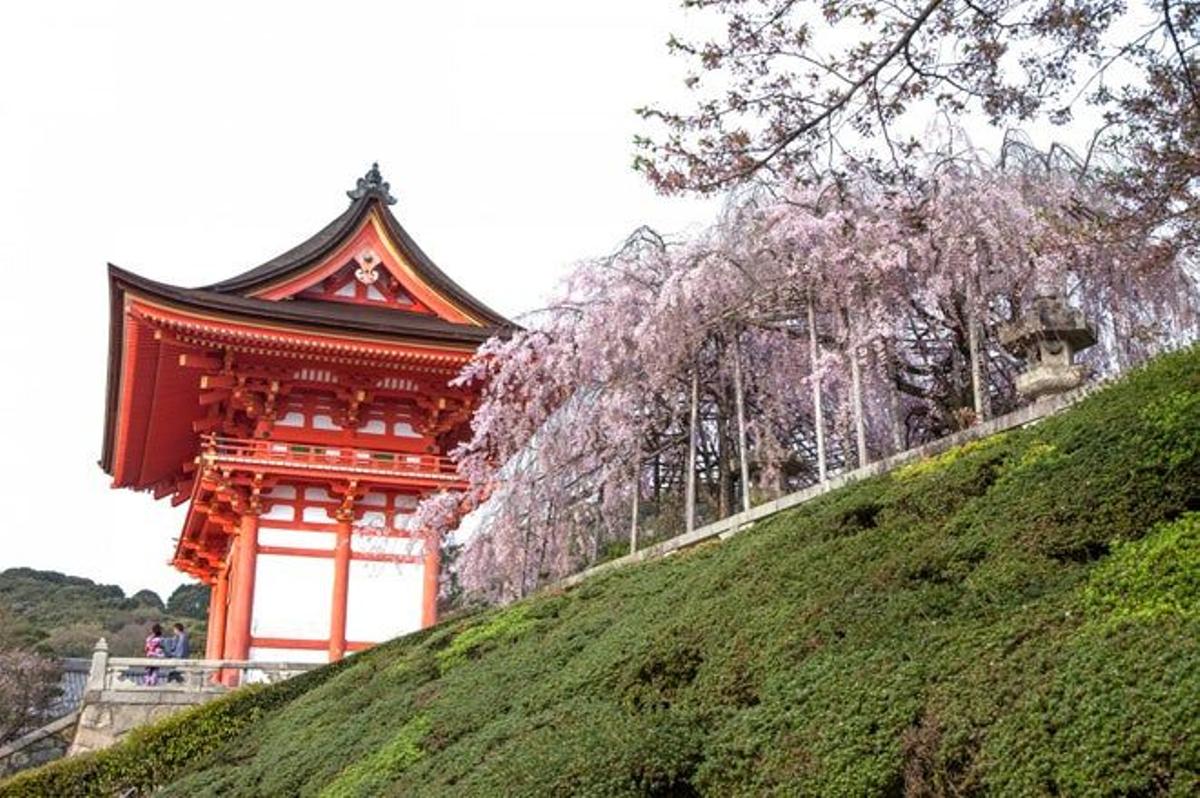 Templo Kiyomizu-dera, también conocido como Otowasan Kiyomizudera, en Kioto.