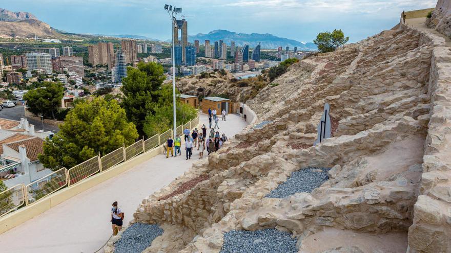 El Tossal de la Cala de Benidorm després dels treballs de museïtzació.