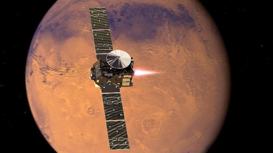 &#039;ExoMars&#039; se acerca al planeta Marte