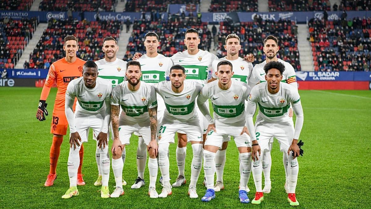 Once inicial que jugó frente a Osasuna y que repite contra el Cádiz