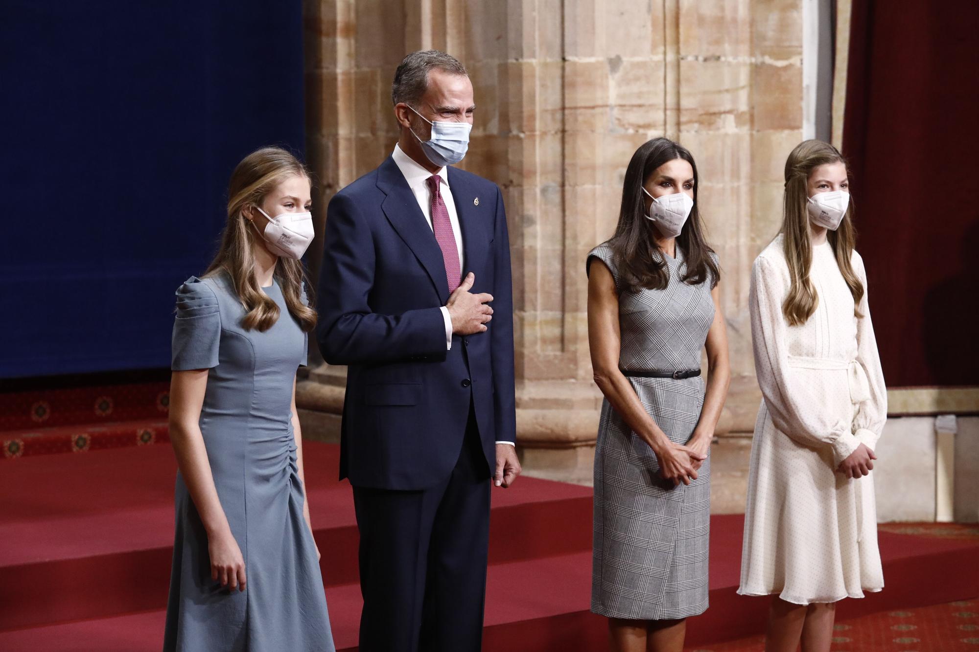 El look de la Familia Real durante las audiencias en el Reconquista