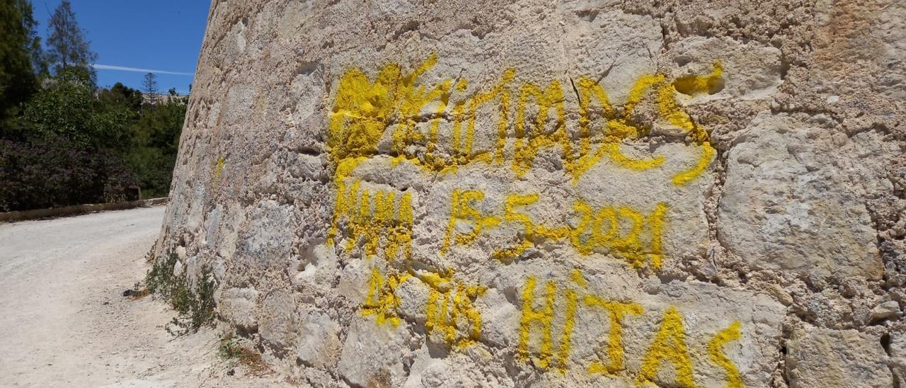 Pintada en el torreón