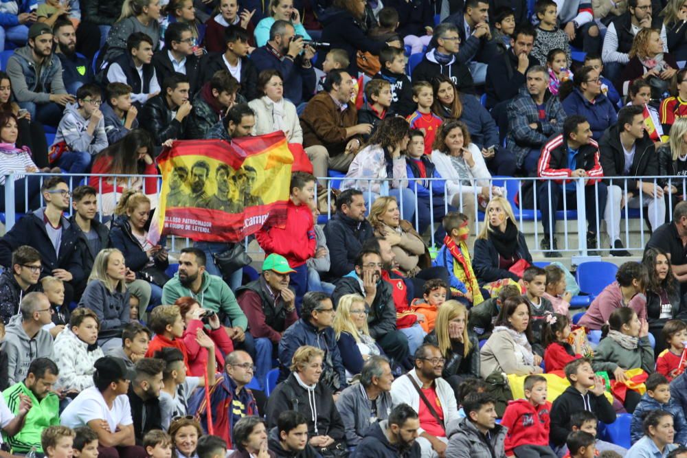 Entrenamiento y rueda de prensa de la Selección Española en Málaga