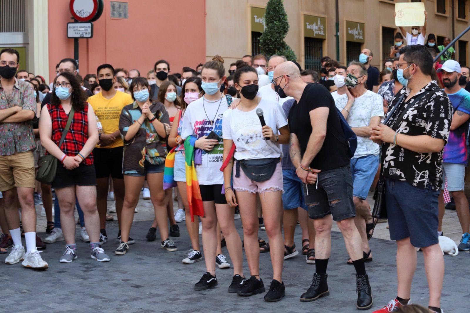 Concentración en Murcia para pedir justicia por el asesinato homófobo de Samuel
