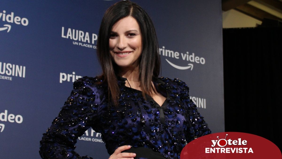 Laura Pausini en la presentación en Madrid de 'Un placer conocerte'