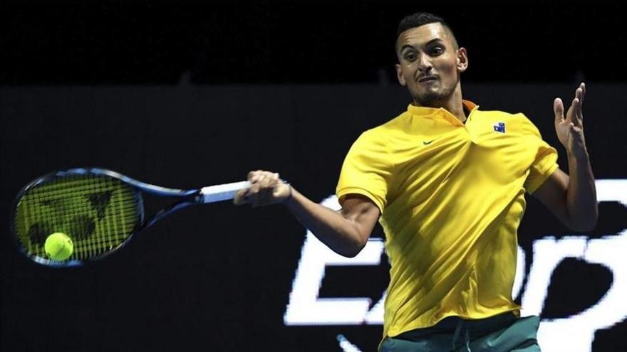 Kyrgios gana a Nadal y se mofa de Trump