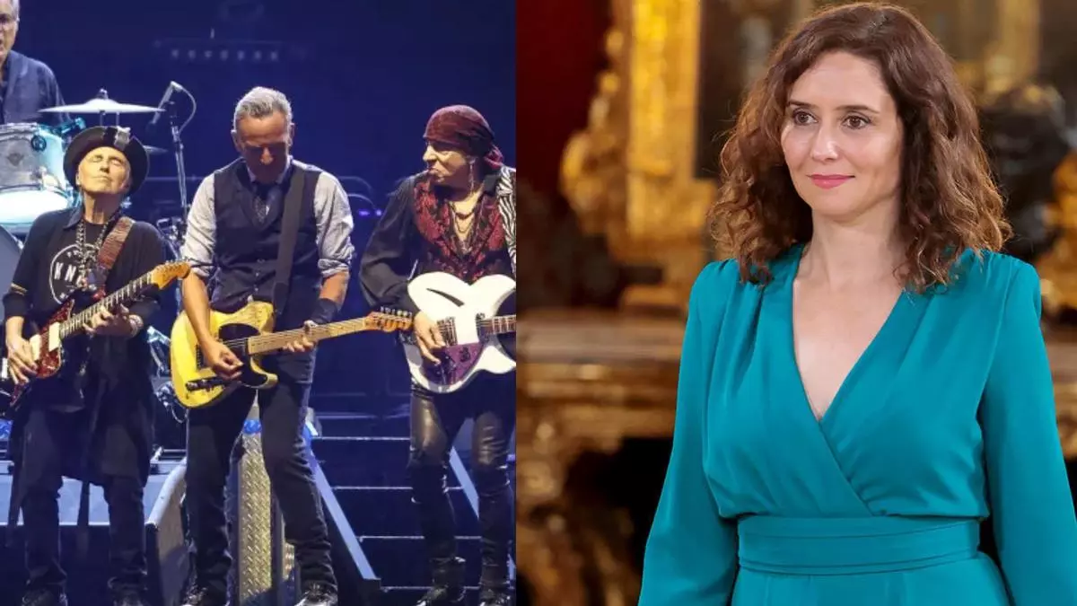 El gui?o a Ayuso en el concierto de Bruce Springsteen: "Tiene que venir Bruce para poner el Euskera"