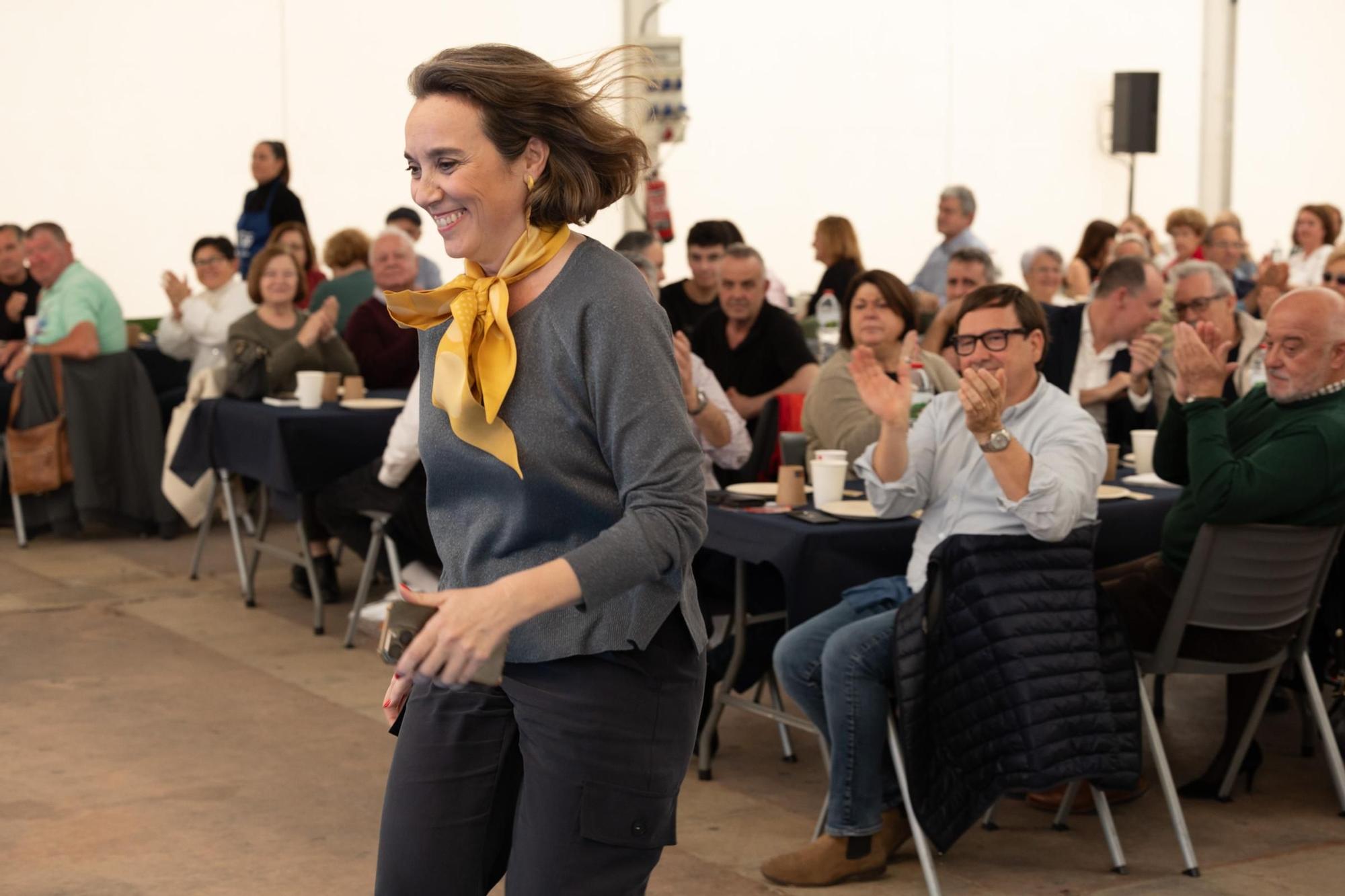 Cuca Gamarra en una acto del PP Ibiza