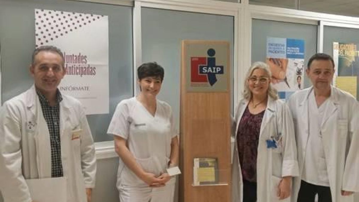 Personal del SAIP en un hospital de la provincia