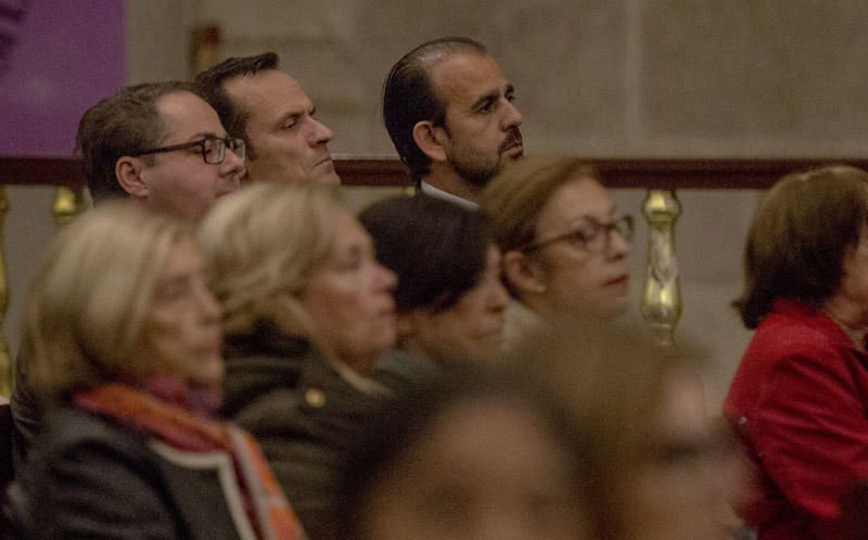 Misa celebrada en la Catedral de València en el primer aniversario de la muerte de la exalcaldesa