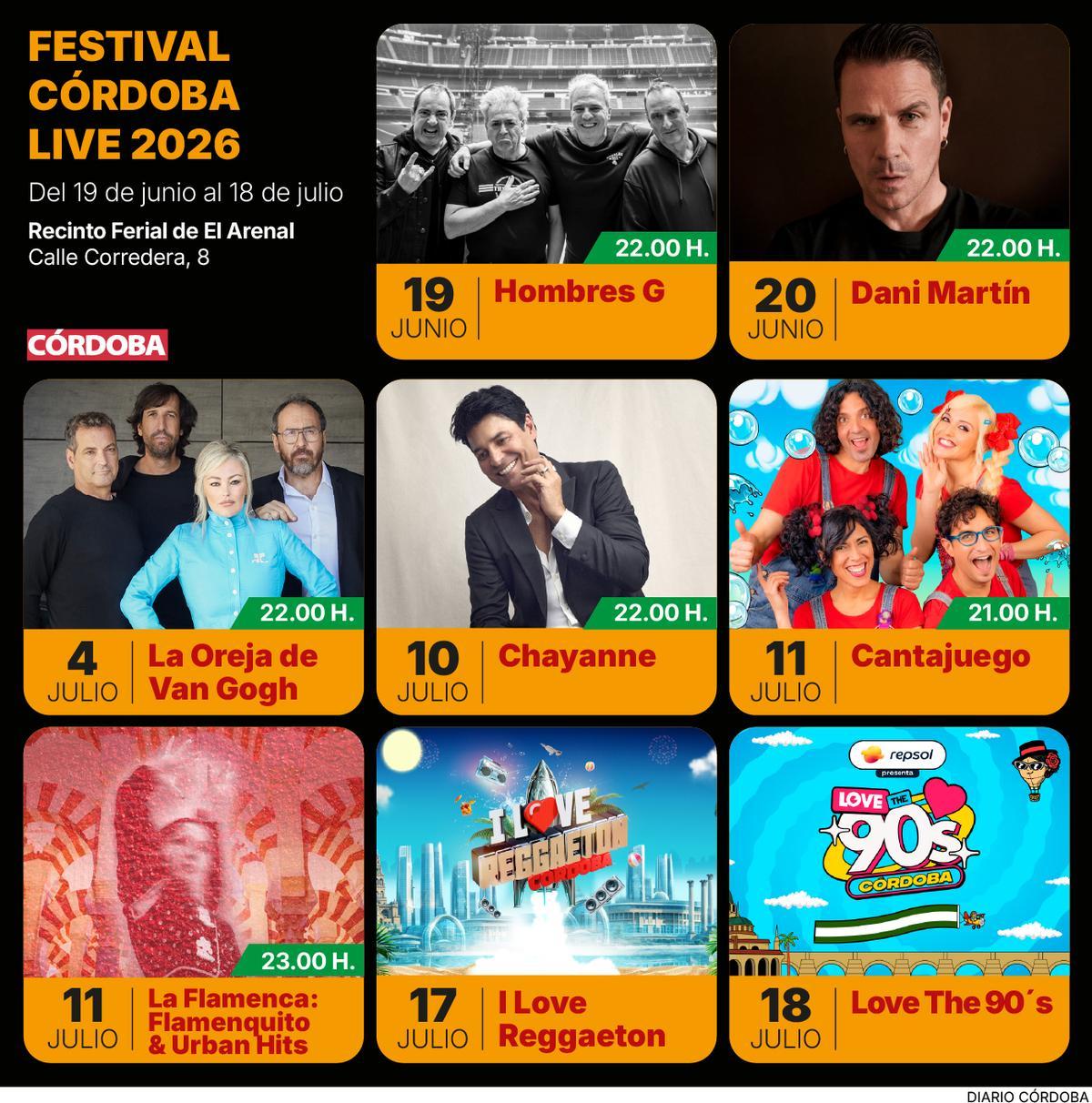 Festival Córdoba Live 2026.
