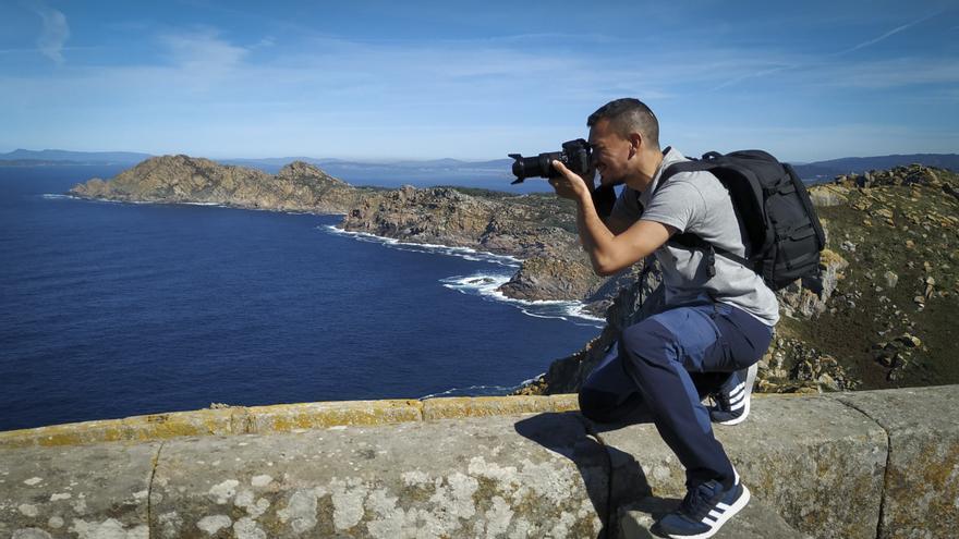 Un fotógrafo de Ponte Caldelas gana un concurso del Colexio de Podólogos con una imagen captada en Tanzania