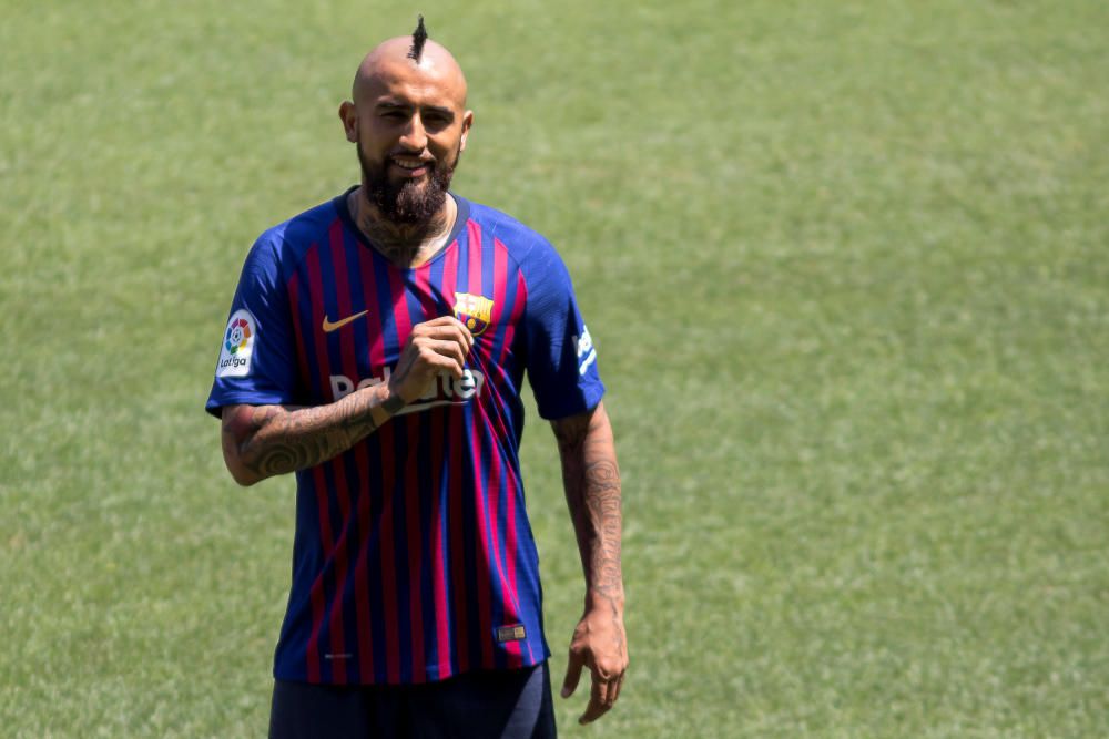 Presentació d'Arturo Vidal