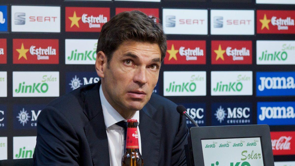 Mauricio Pellegrino, en su etapa como entrenador del Valencia CF