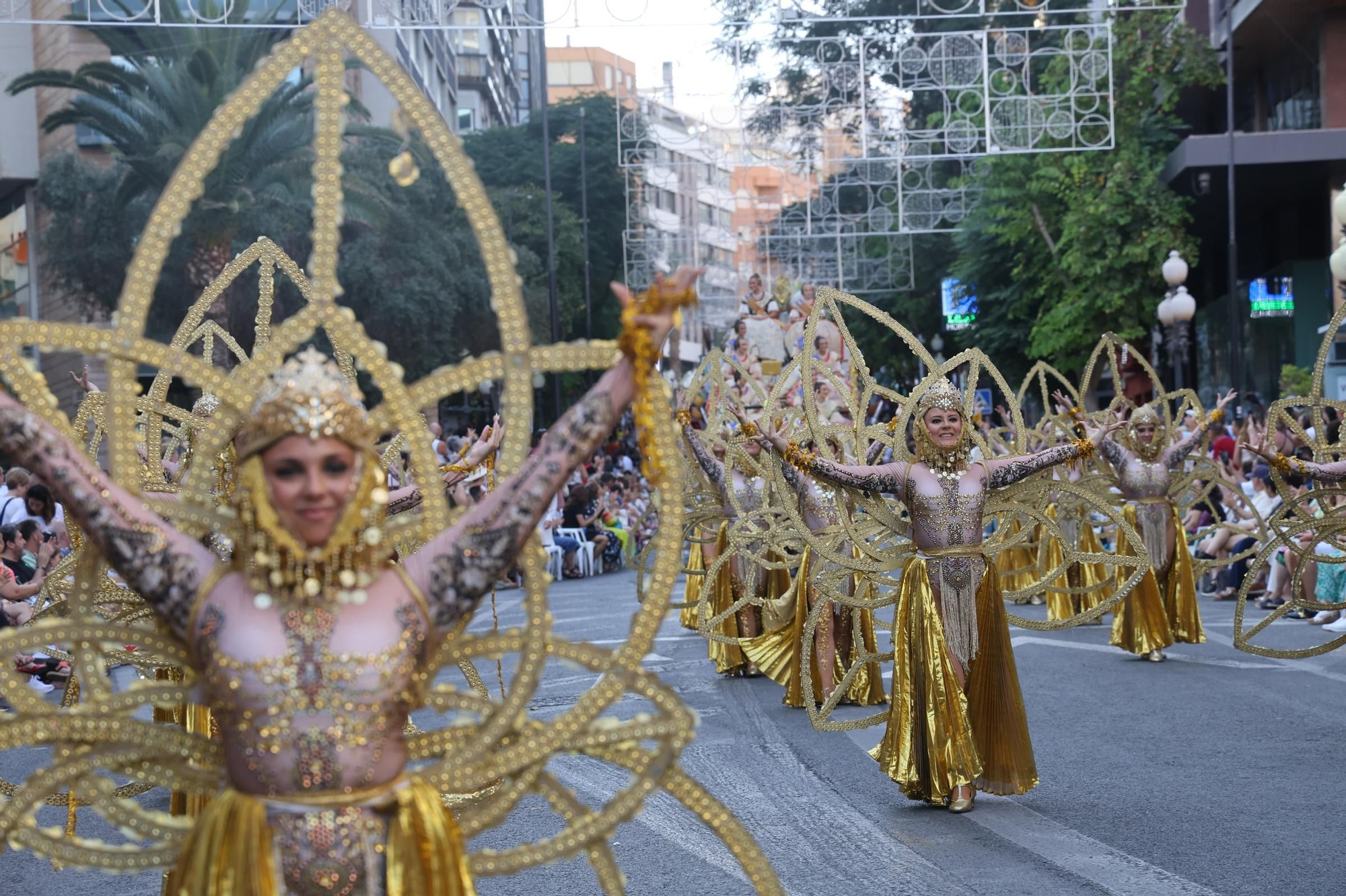 International folk parade of the bonfires of Alicante