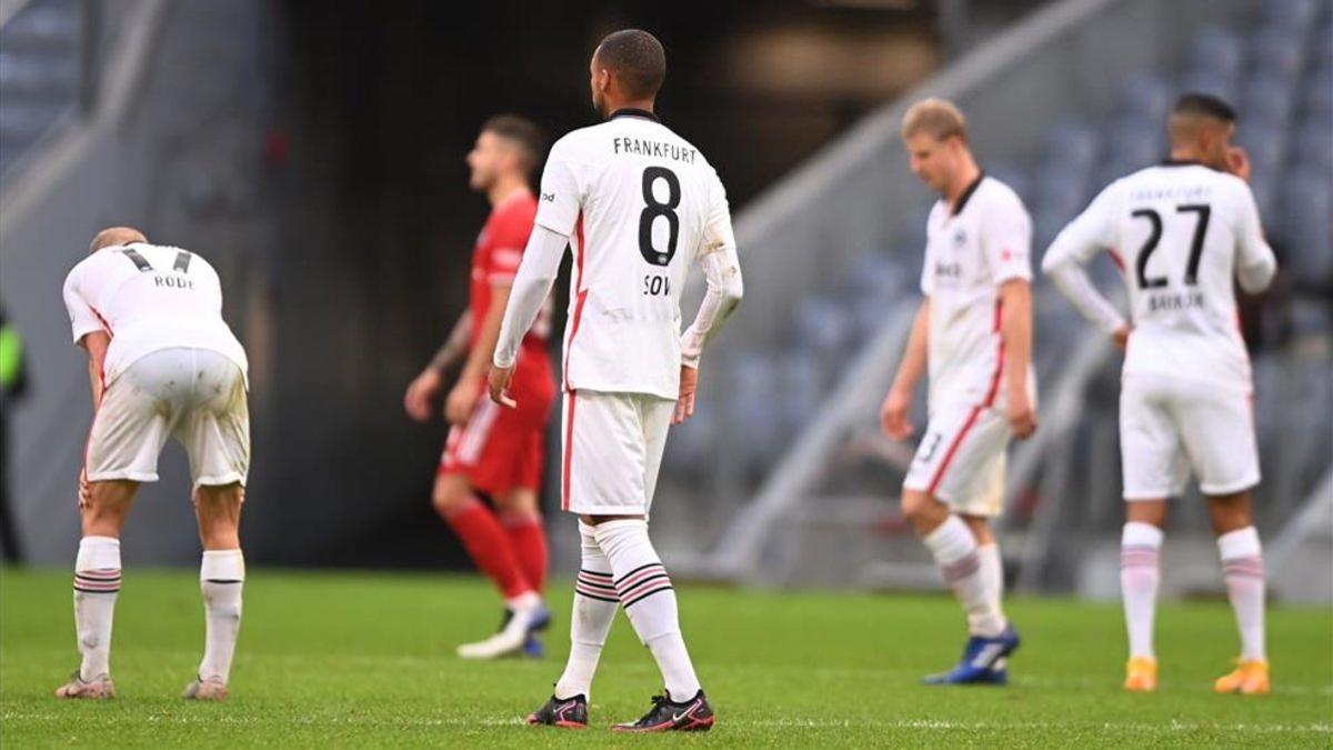 El Bayern le ganó por 5-0 al Eintracht de Frankfurt