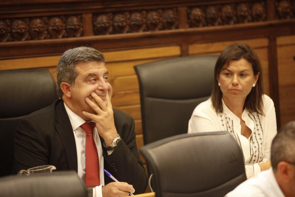 Pleno municipal en Gijón