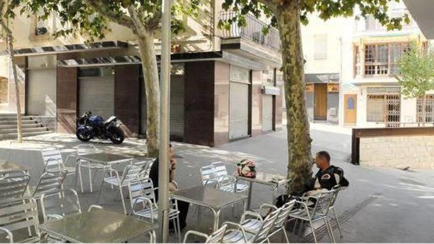 La plaça on s&#039;ubicava el quiosc