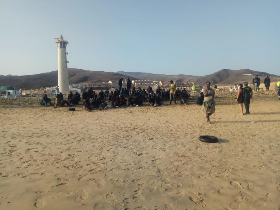 Llega una patera con 61 personas a Fuerteventura