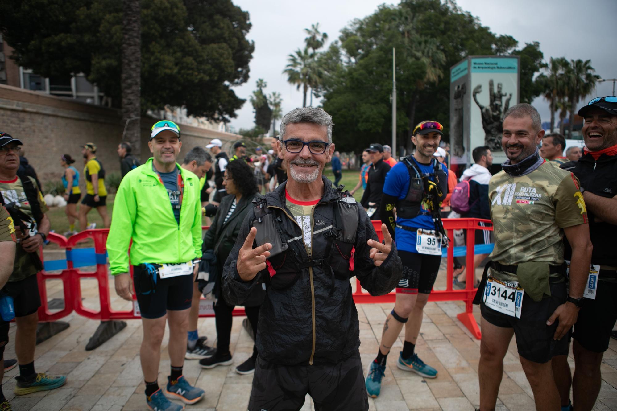 Ambiente previo a la salida de la Ruta de las Fortalezas