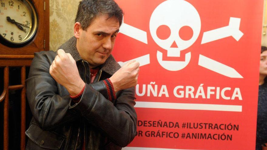 Manel Cráneo, director de &#039;Coruña Gráfica&#039;.