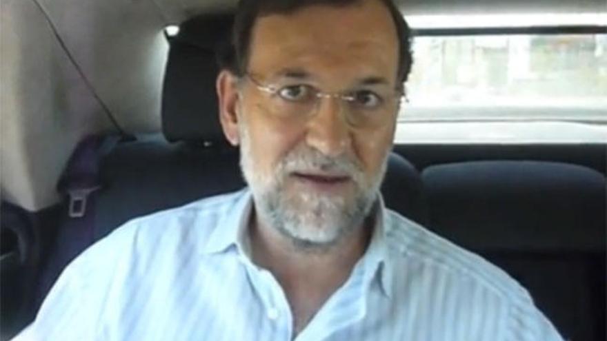Rajoy en el vídeo